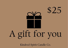 Load image into Gallery viewer, Kindred Spirit Candle Company Gift Card - Kindred Spirit Candle Company
