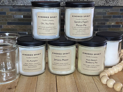Single Wick Candles - Kindred Spirit Candle Company
